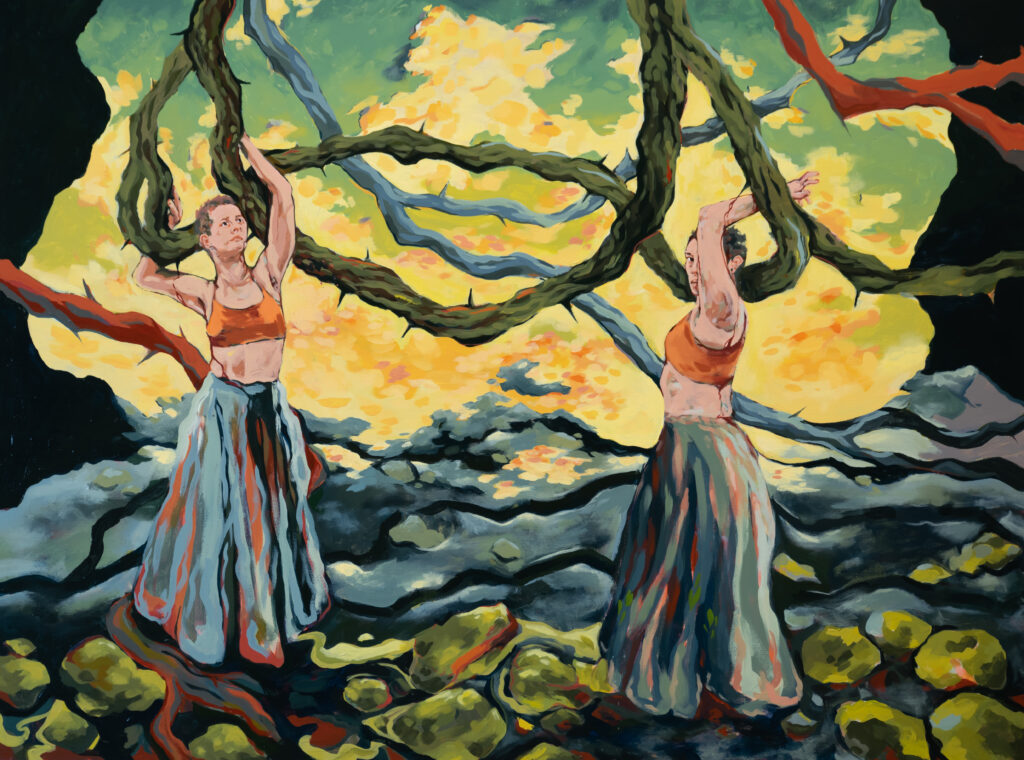Within & Without (Ourselves) | Acrylic on Stretched Canvas | 30x40 inches